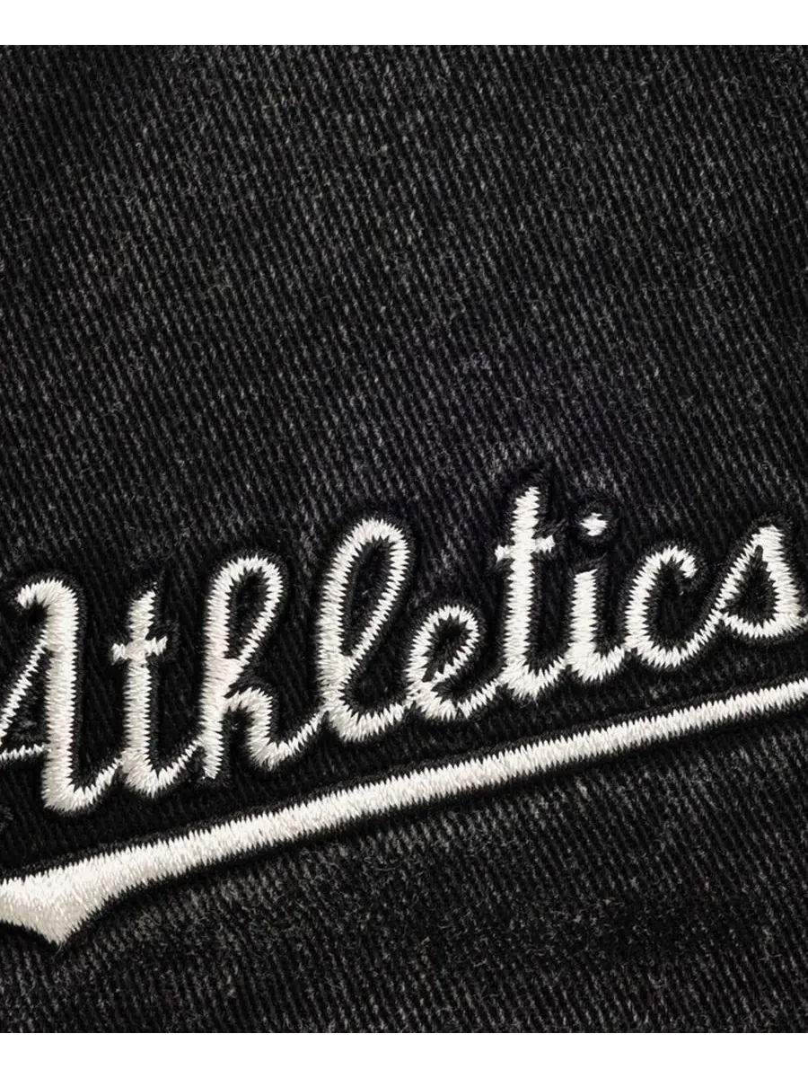 Кепка-снэпбек с вышивкой Snow Block Pro Crown Mitchell & Ness — изображение 4 из 4, кремовый черный