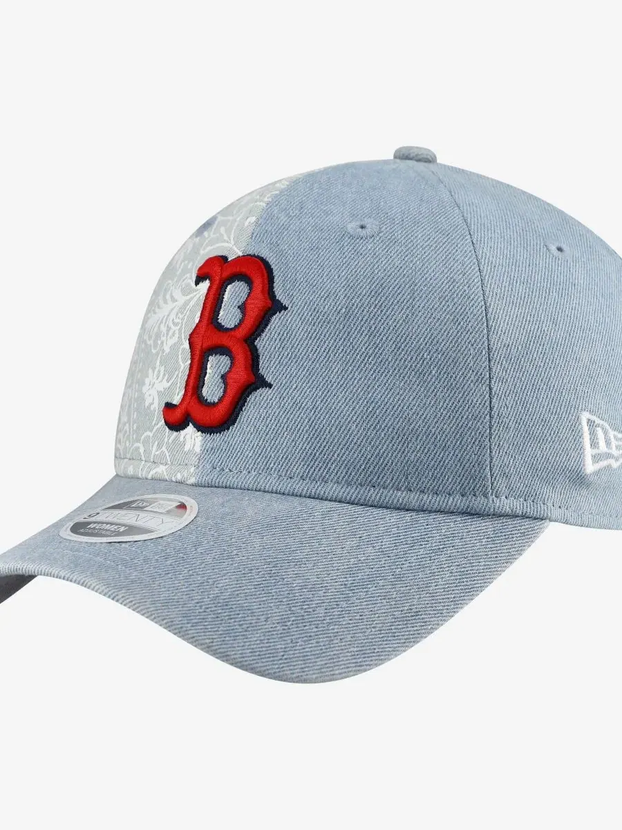 Кепка из денима с заплатками New Era — изображение 1 из 4, джинсовый синий
