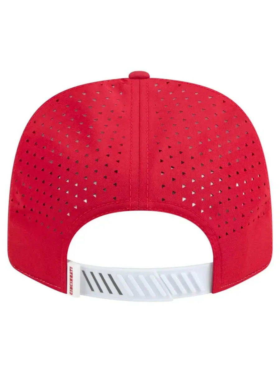 Кепка с силиконовой нашивкой Cincinnati Reds Established Patch 9SEVENTY New Era — изображение 4 из 4, белый красный