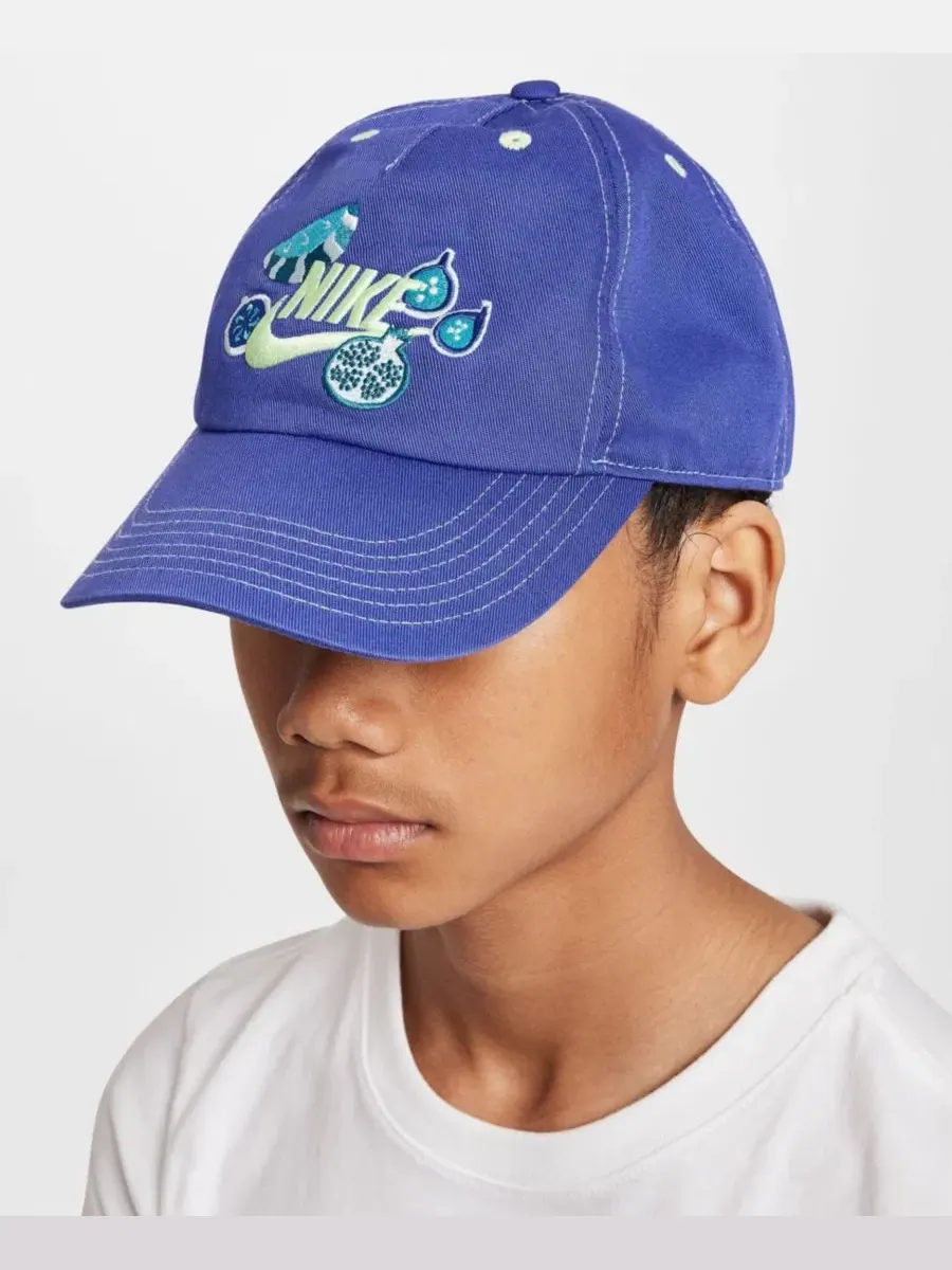 Кепка Nike с вышивкой Fruit Club — изображение 2 из 6, синий