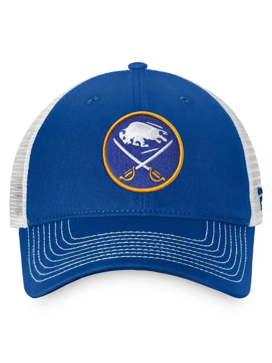 Кепка-снапбек с козырьком Fanatics Buffalo Sabres Slouch Core Primary Trucker — изображение 3 из 4, белый