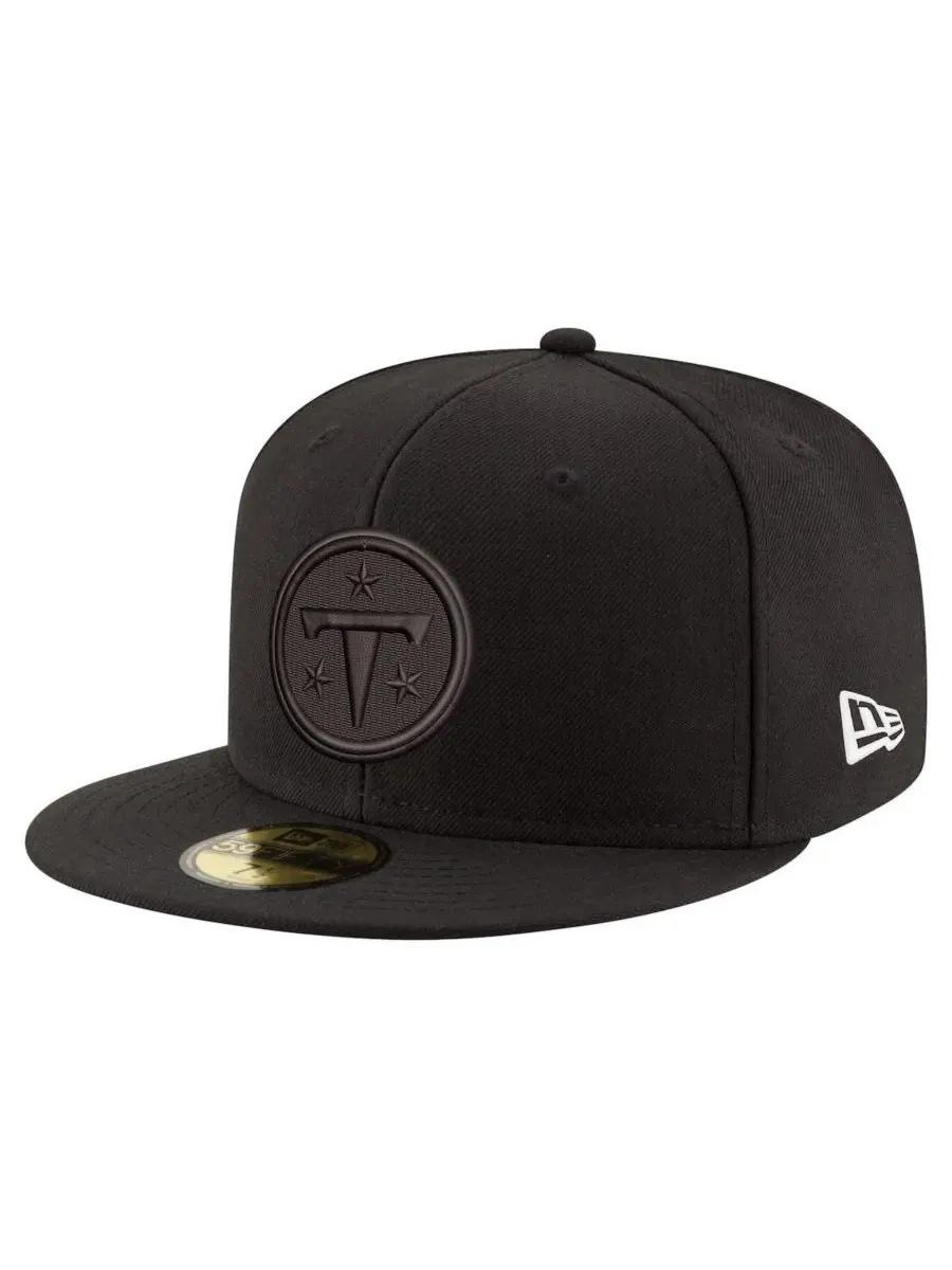Кепка New Era 59FIFTY с вышивкой Tennessee Titans — изображение 1 из 4, черный