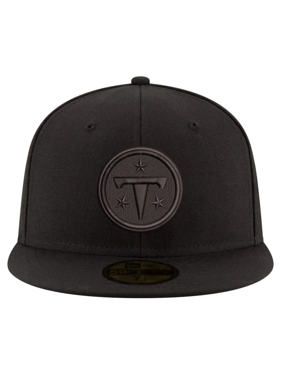 Кепка New Era 59FIFTY с вышивкой Tennessee Titans — изображение 2 из 4, черный
