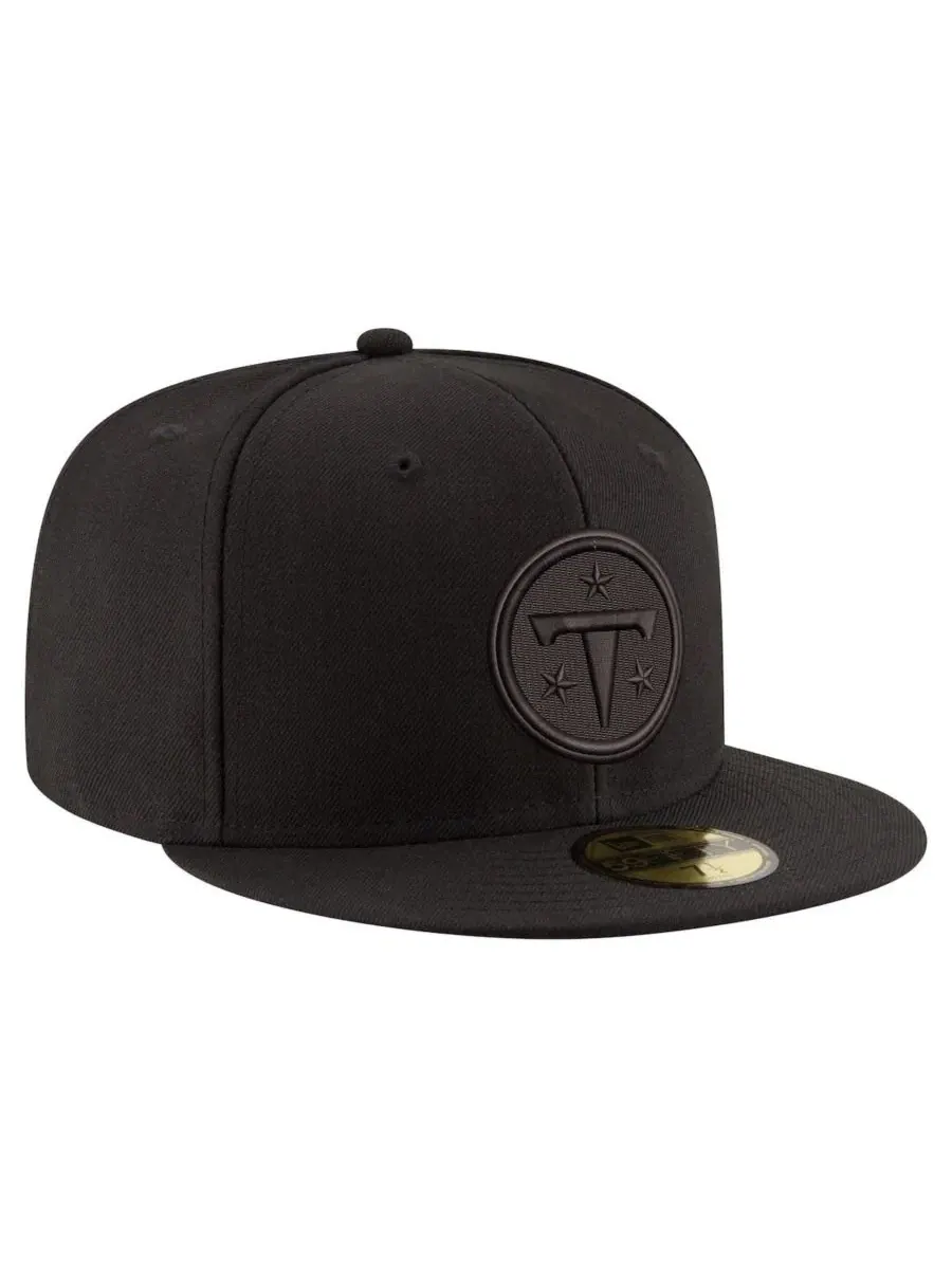 Кепка New Era 59FIFTY с вышивкой Tennessee Titans — изображение 3 из 4, черный