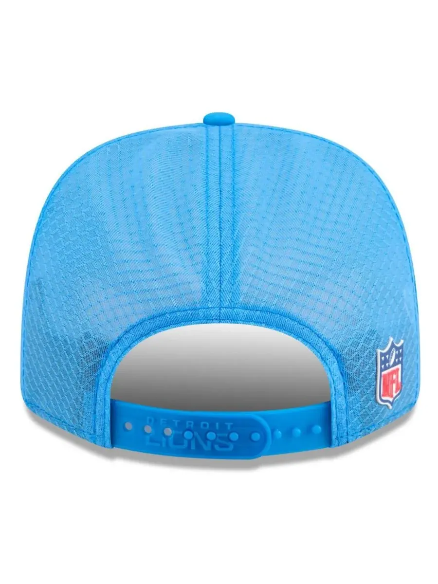 New Era Мужская синяя бейсболка Detroit Lions 2025 Sideline Throwback 9SEVENTY с регулируемым — изображение 2 из 5, синий