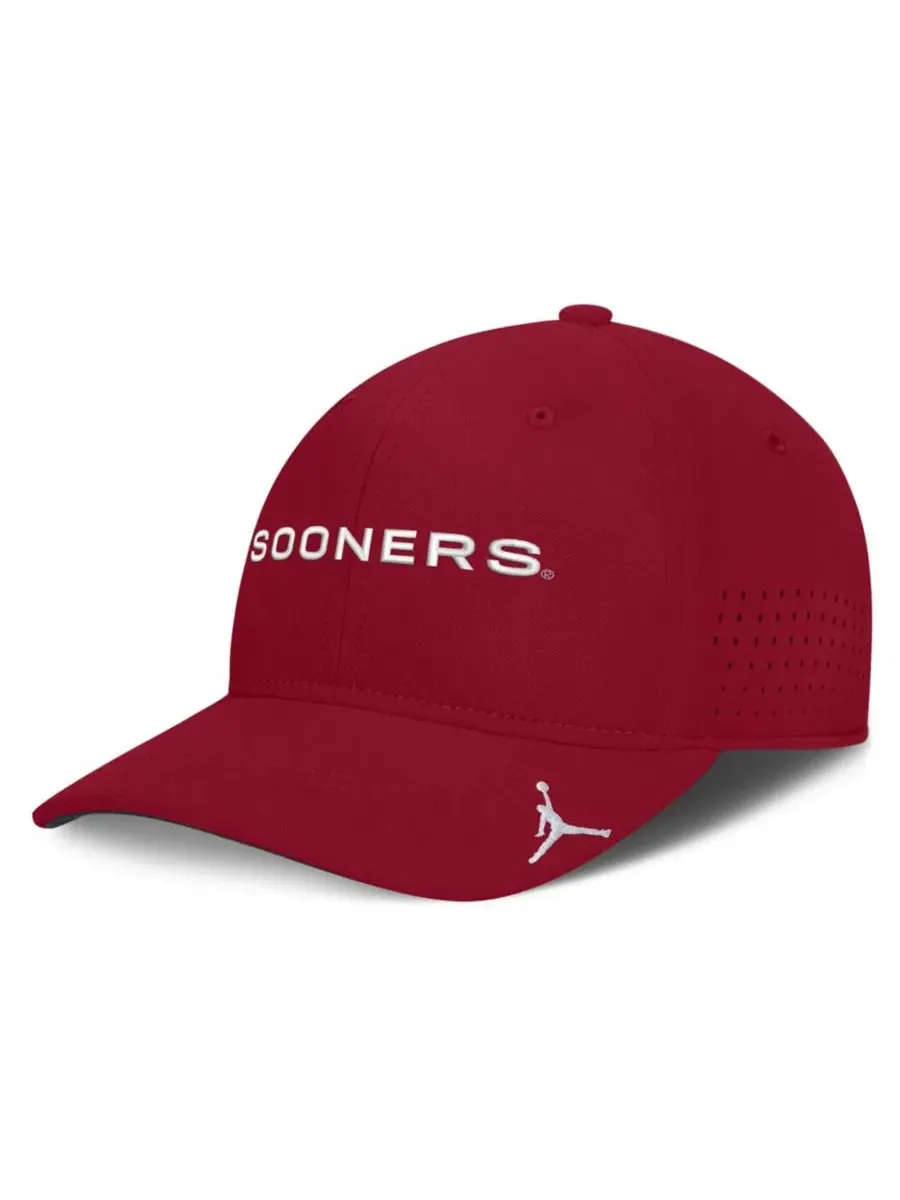 Бейсболка Jordan Oklahoma Sooners Gameday Aerobill Swooshflex Dri-FIT