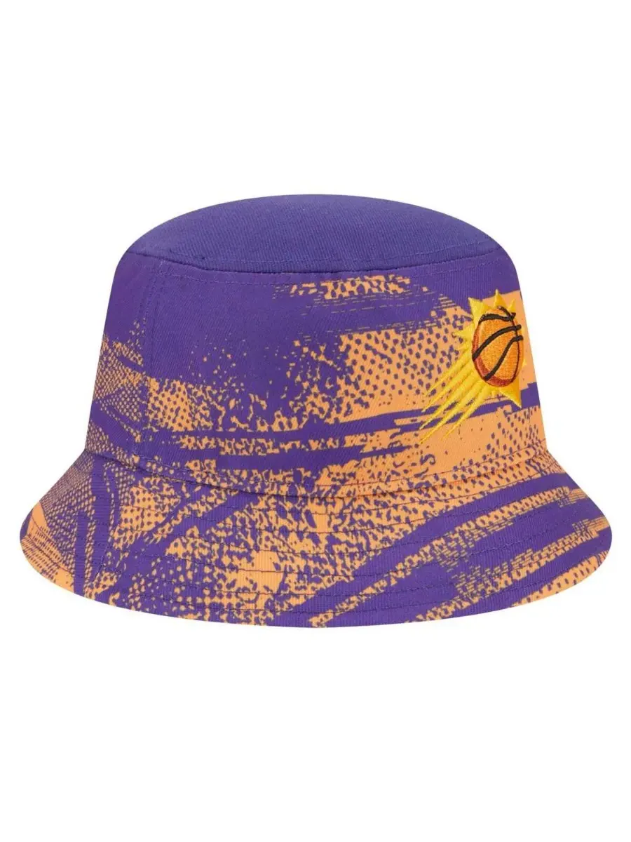 New Era Мужская панама Phoenix Suns фиолетово-оранжевого цвета с логотипом команды — изображение 2 из 4, фиолетовый оранжевый