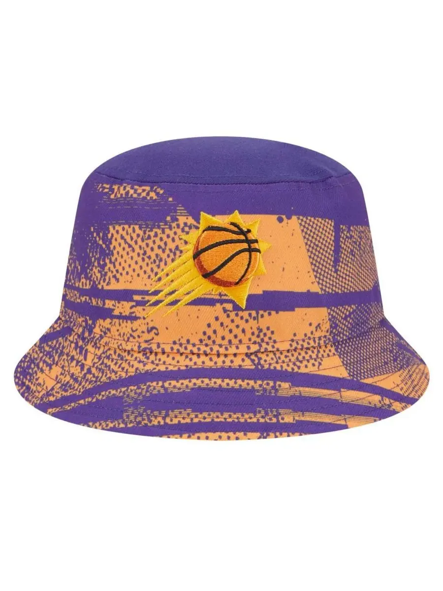 New Era Мужская панама Phoenix Suns фиолетово-оранжевого цвета с логотипом команды — изображение 4 из 4, фиолетовый оранжевый
