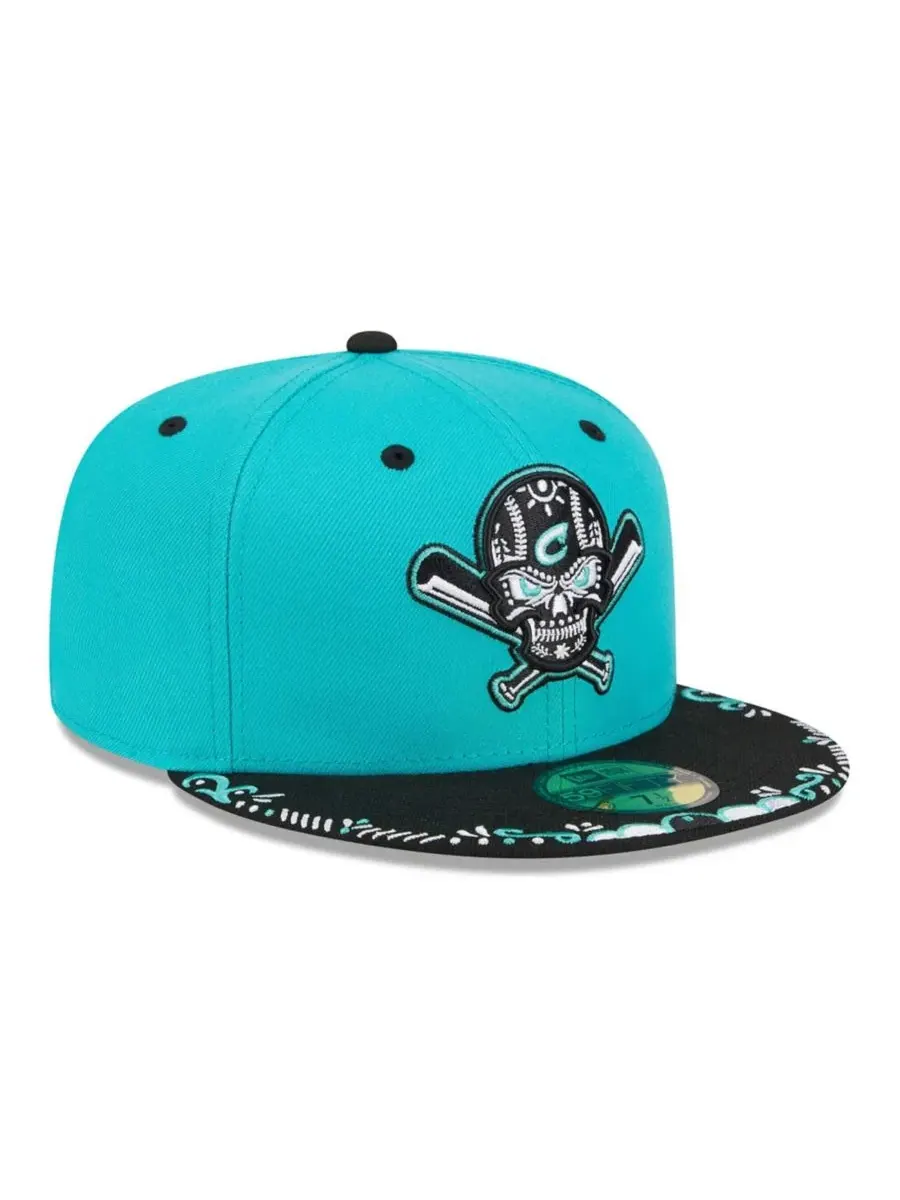 Кепка Columbus Clippers 2026 Copa De La Diversion 59FIFTY New Era — изображение 4 из 5, светлый синий черный