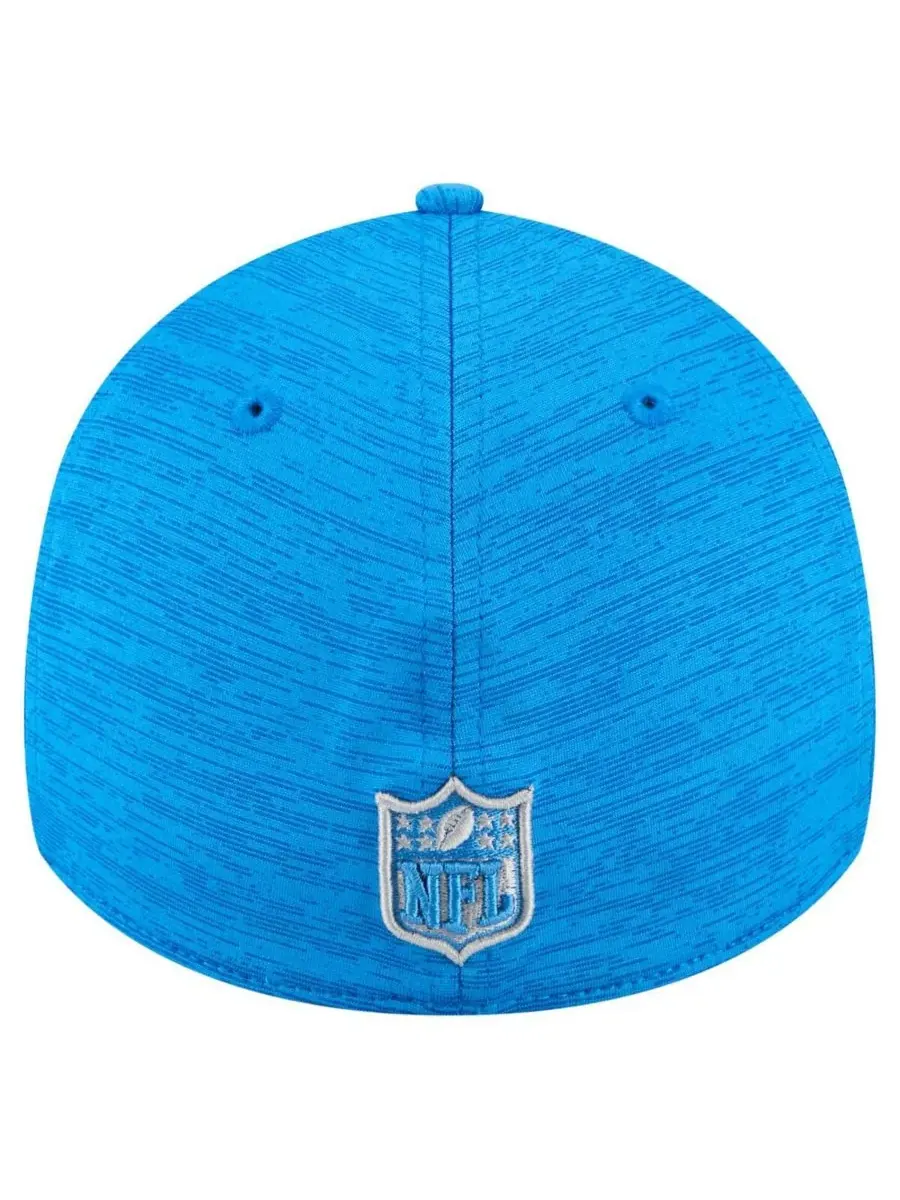 New Era Мужская синяя кепка Detroit Lions Stripes 39THIRTY Flex Hat — изображение 4 из 4, синий
