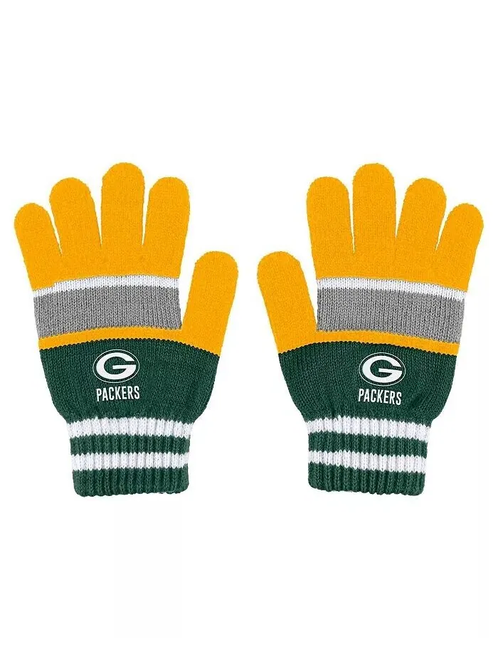 Женский комплект перчаток и шарфа Green Bay Packers Stripe WEAR by Erin Andrews — изображение 3 из 3