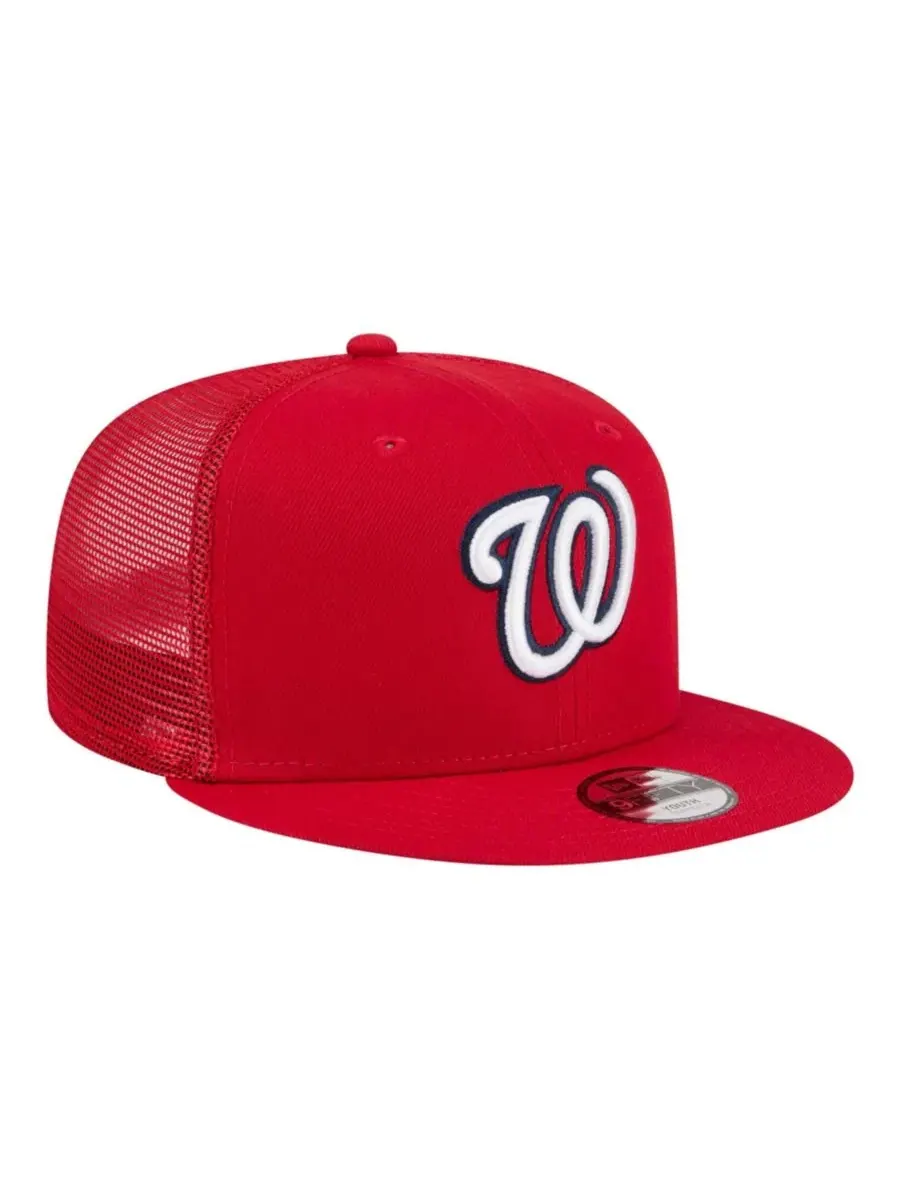Кепка-тракер с высокой тульей Washington Nationals New Era — изображение 3 из 7, красный