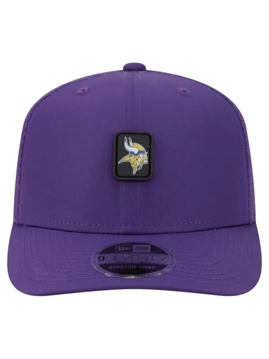 Кепка New Era 9SEVENTY с вышитым логотипом Minnesota Vikings — изображение 2 из 5, фиолетовый