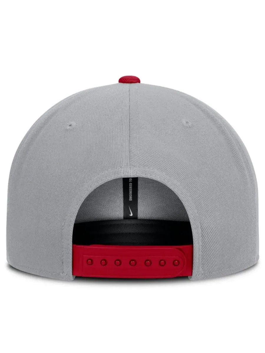 Кепка-снэпбек Washington Nationals Primetime Pro Dri-FIT Nike — изображение 4 из 4, серый красный