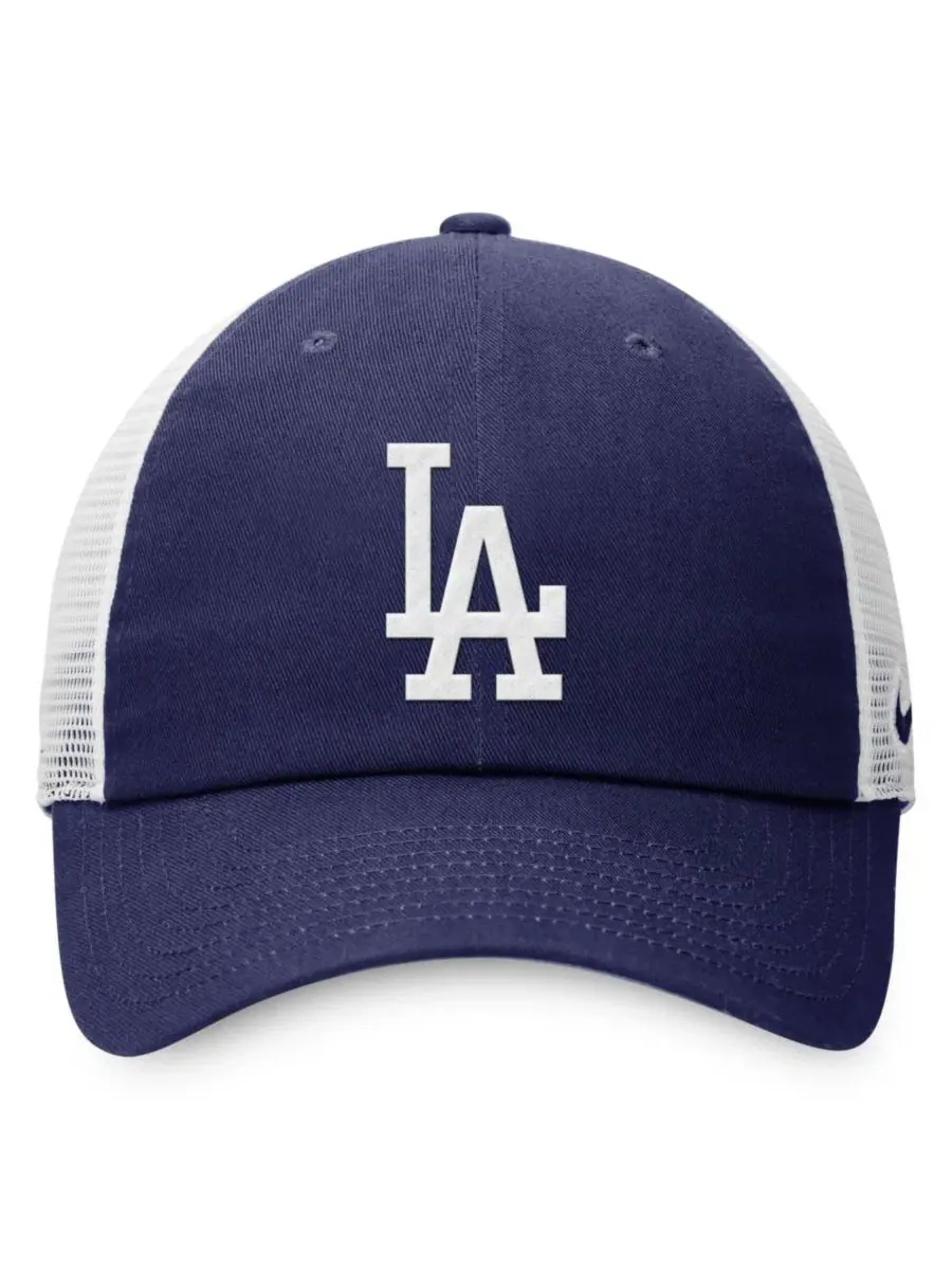 Бейсболка Nike Los Angeles Dodgers Club Trucker — изображение 2 из 4, белый