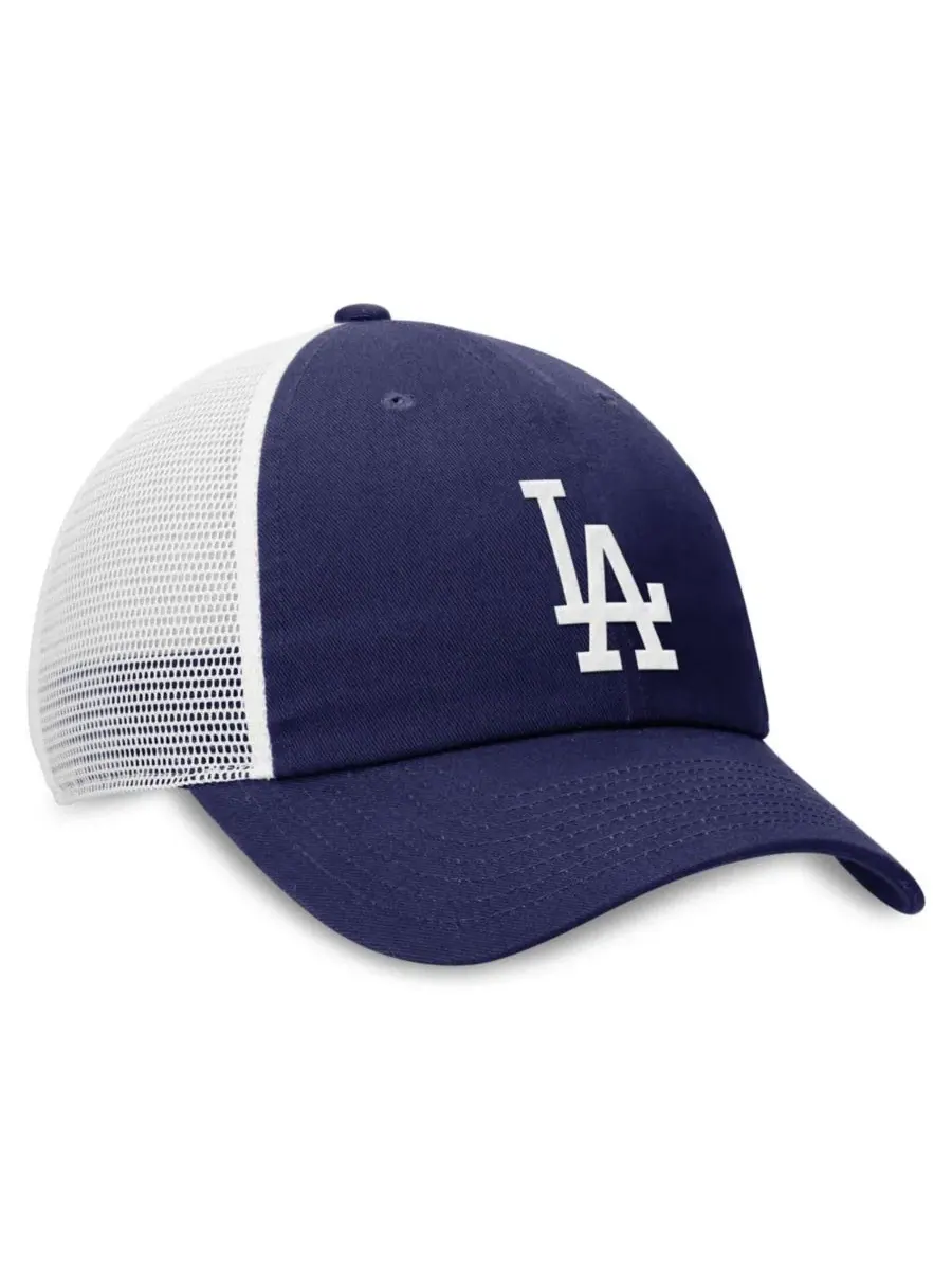 Бейсболка Nike Los Angeles Dodgers Club Trucker — изображение 3 из 4, белый