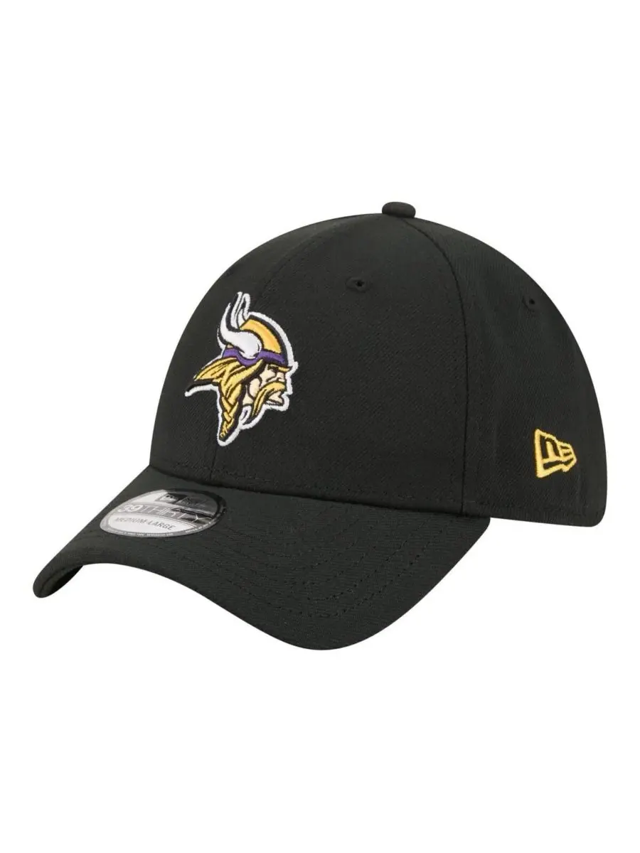 Кепка New Era Minnesota Vikings Core Team 39THIRTY Flex — изображение 1 из 5, черный