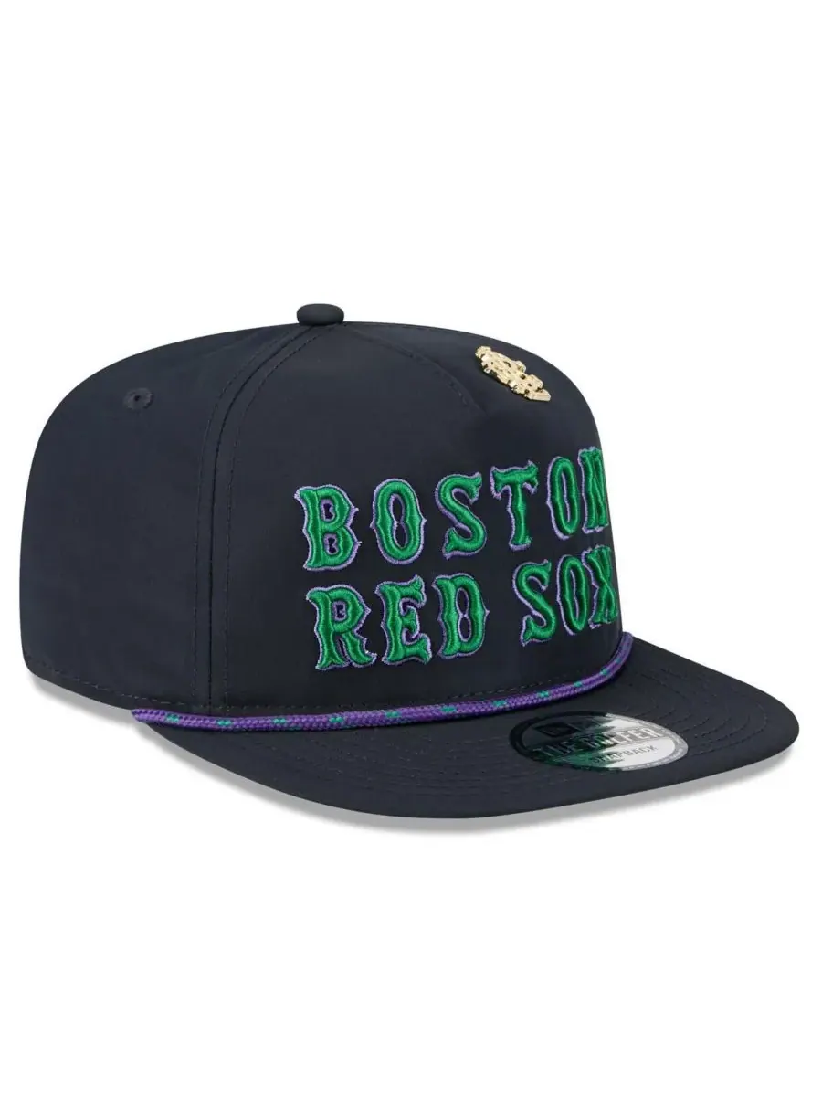 New Era Мужская темно-синяя бейсболка Boston Red Sox 2025 Big League Chew Golfer Snapback — изображение 4 из 5, темно-синий