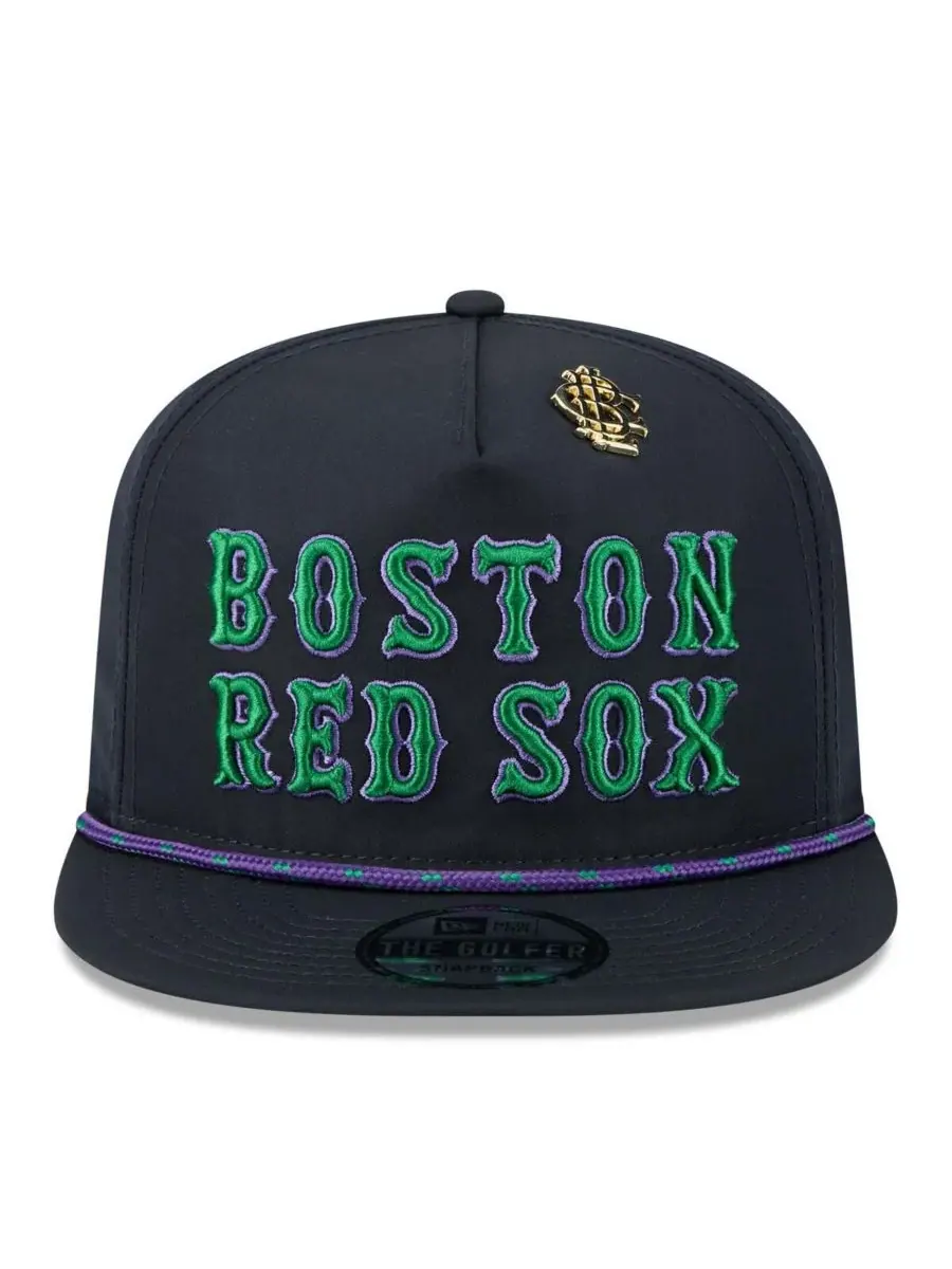 New Era Мужская темно-синяя бейсболка Boston Red Sox 2025 Big League Chew Golfer Snapback — изображение 5 из 5, темно-синий