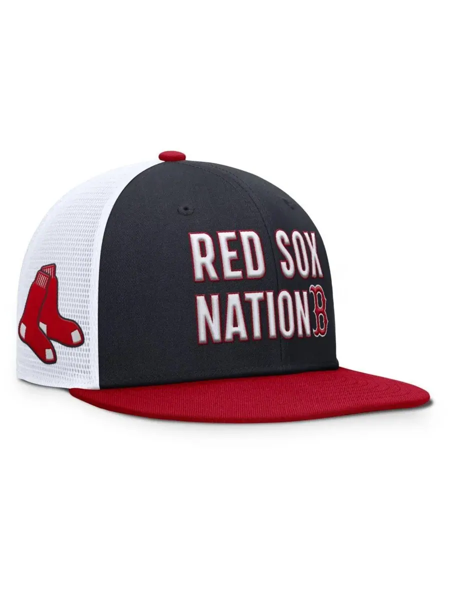 Nike Мужская кепка-тракер Boston Red Sox Pro темно-синего/красного цвета с регулируемой застежкой — изображение 1 из 4