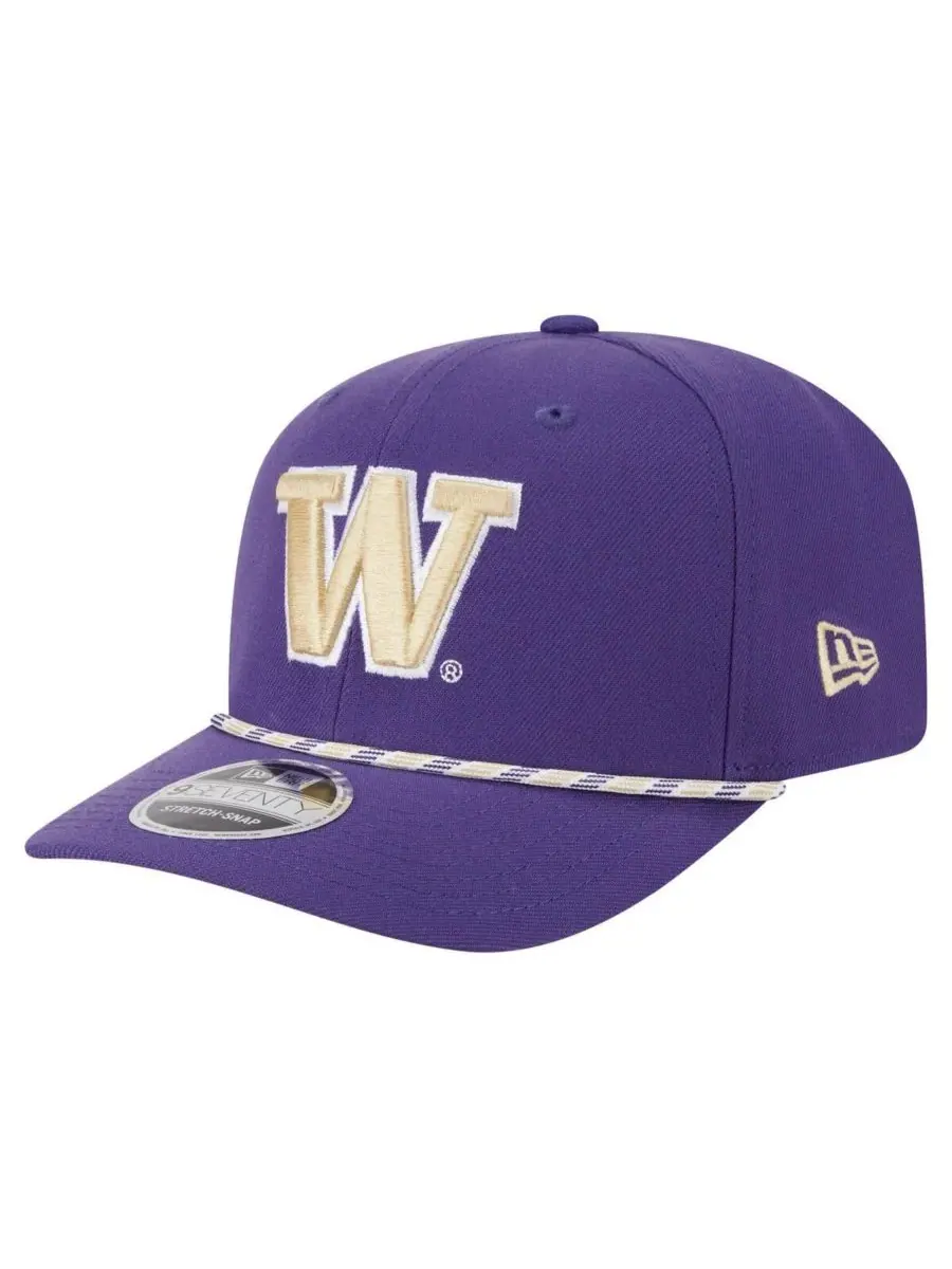 New Era Мужская фиолетовая кепка Washington Huskies Game Day Multi-Rope 9SEVENTY с эластичными — изображение 1 из 5