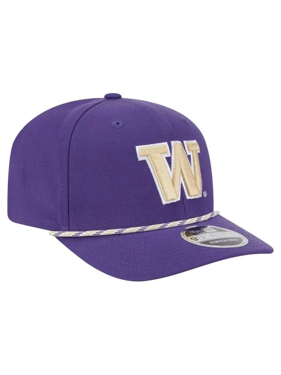 New Era Мужская фиолетовая кепка Washington Huskies Game Day Multi-Rope 9SEVENTY с эластичными — изображение 2 из 5