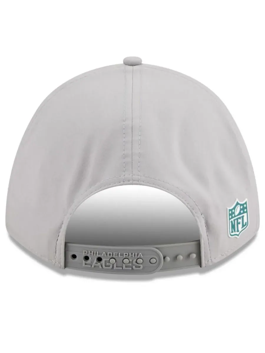 New Era Мужская серая регулируемая кепка Philadelphia Eagles 2025 Sideline M-Crown 9FORTY — изображение 3 из 5, серый