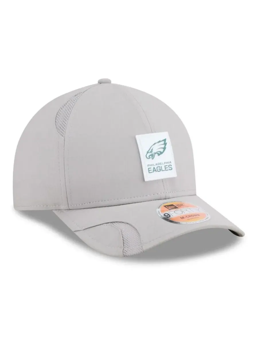 New Era Мужская серая регулируемая кепка Philadelphia Eagles 2025 Sideline M-Crown 9FORTY — изображение 4 из 5, серый