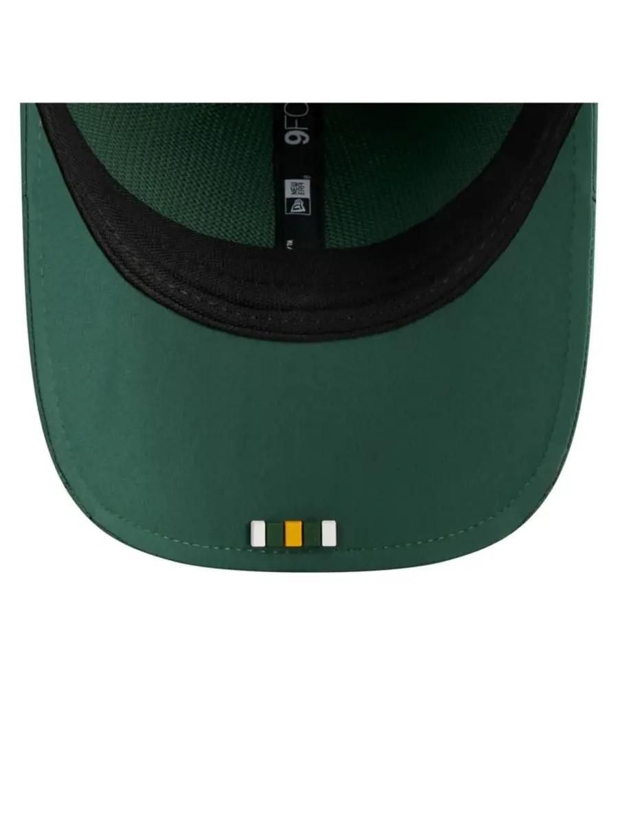 New Era Мужская зеленая регулируемая кепка Green Bay Packers 2025 Sideline M-Crown 9FORTY — изображение 3 из 5, зеленый