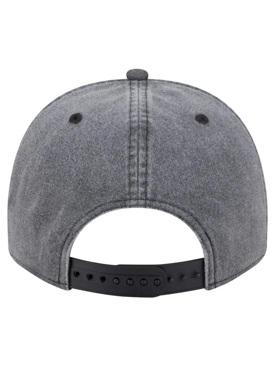 New Era Мужская бейсболка Boston Celtics Throwback Washed Pre-Curved 9FIFTY Snapback угольного цвета — изображение 4 из 4