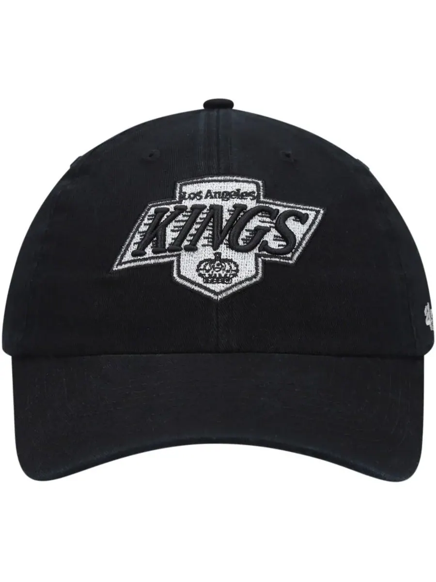 '47 Brand Мужская черная регулируемая бейсболка Los Angeles Kings Team Clean Up — изображение 2 из 4, черный