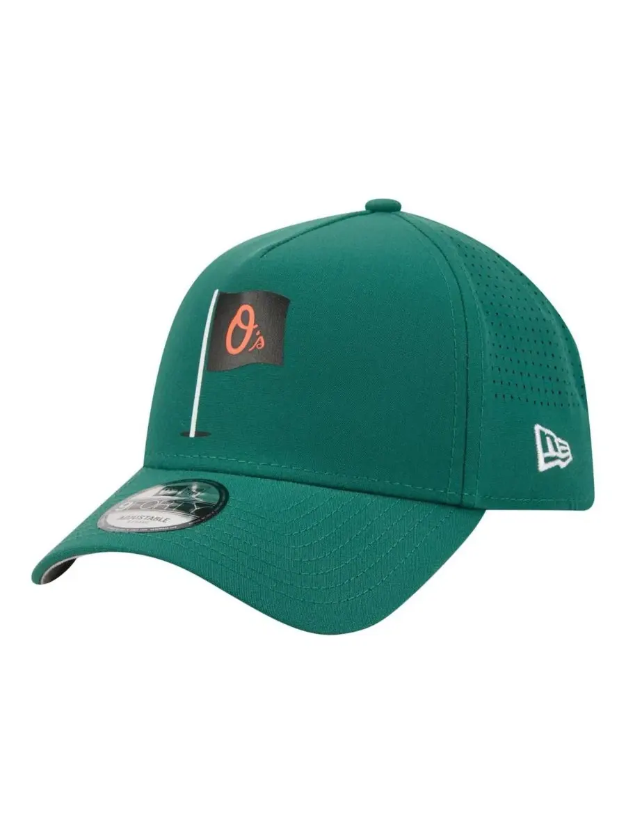 Бейсболка New Era с принтом Baltimore Orioles — изображение 4 из 5, зеленый