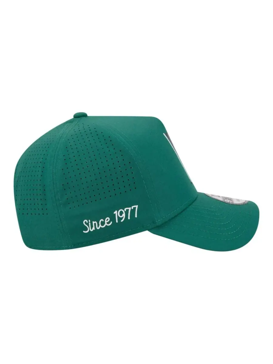 Кепка с принтом команды Seattle Mariners, модель Pin Seeker 9FORTY A-Frame New Era — изображение 6 из 7, зеленый