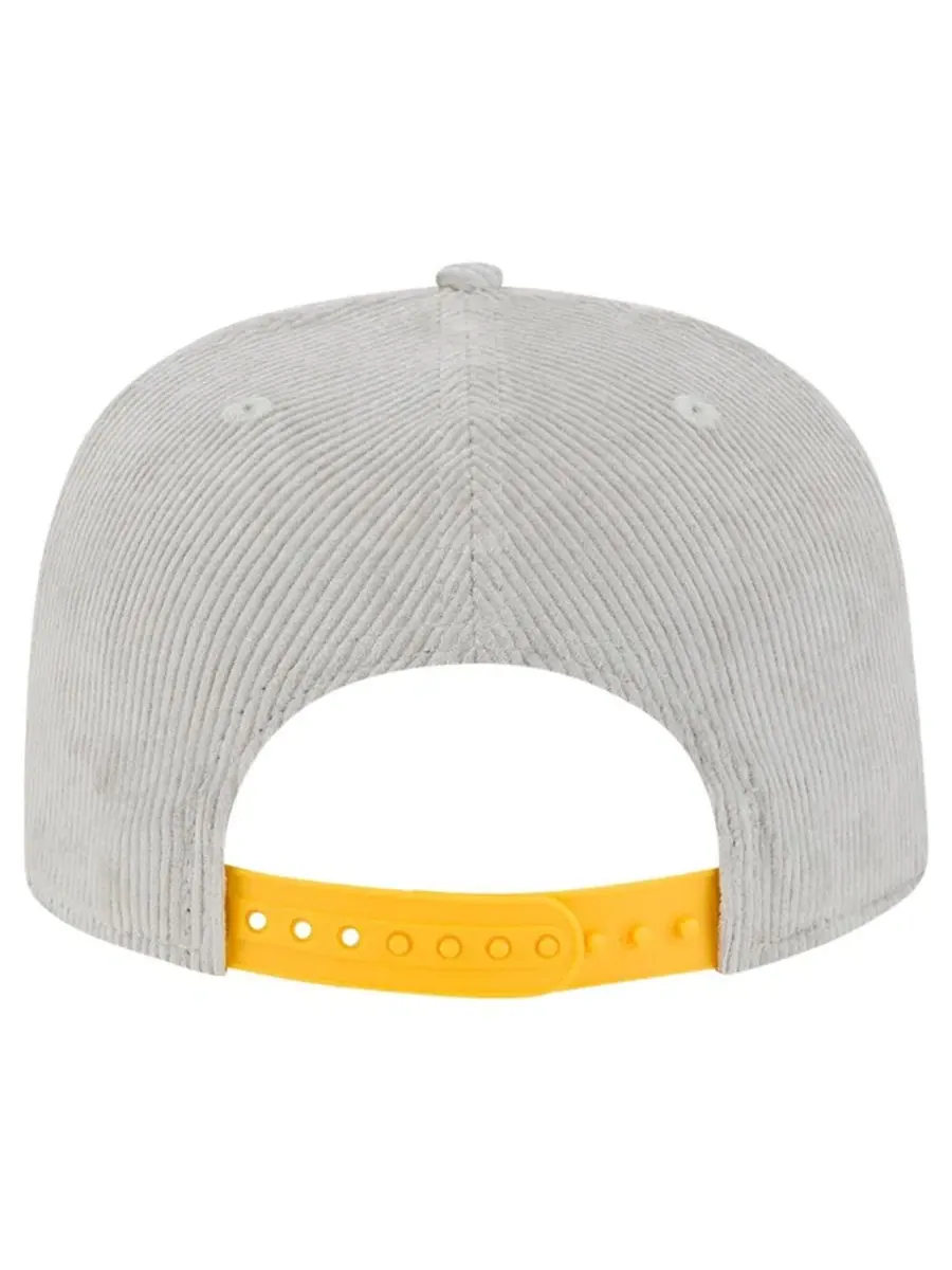 Бейсболка Oakland Athletics из вельвета New Era — изображение 4 из 5, серый