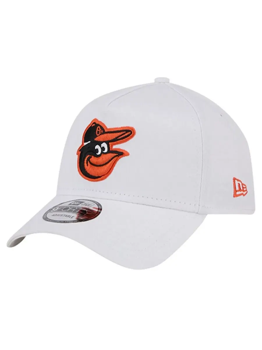 Кепка с вышитым принтом Baltimore Orioles TC A-Frame 9FORTY New Era — изображение 1 из 4, белый