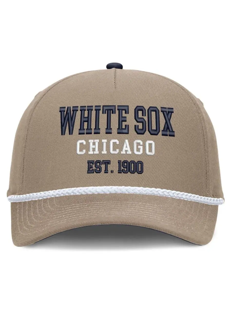 Кепка Nike Chicago White Sox с поднятым дизайном — изображение 2 из 4, хаки темно-синий