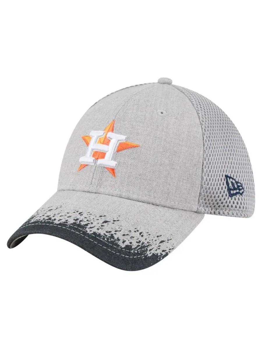 Кепка с принтом Paint Splatter 39THIRTY New Era — изображение 1 из 4, серый
