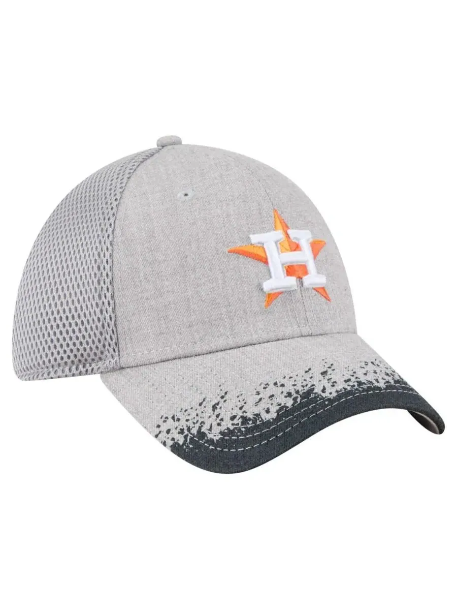 Кепка с принтом Paint Splatter 39THIRTY New Era — изображение 3 из 4, серый