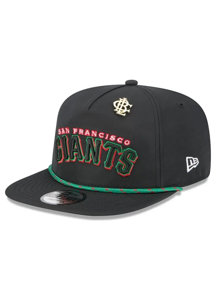 New Era Мужская черная бейсболка San Francisco Giants 2025 Big League Chew Golfer Snapback — изображение 1 из 4, черный