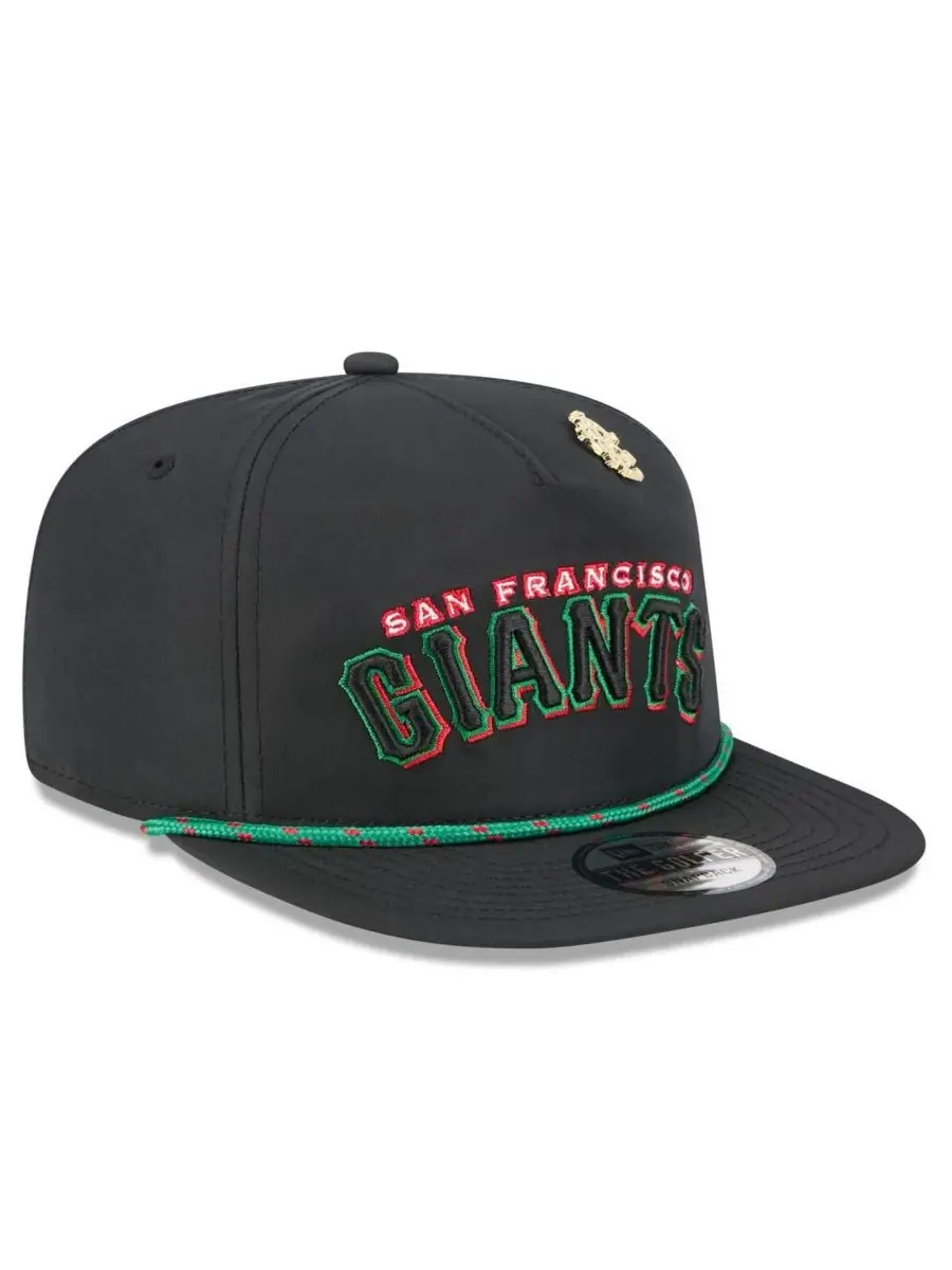 New Era Мужская черная бейсболка San Francisco Giants 2025 Big League Chew Golfer Snapback — изображение 4 из 4, черный