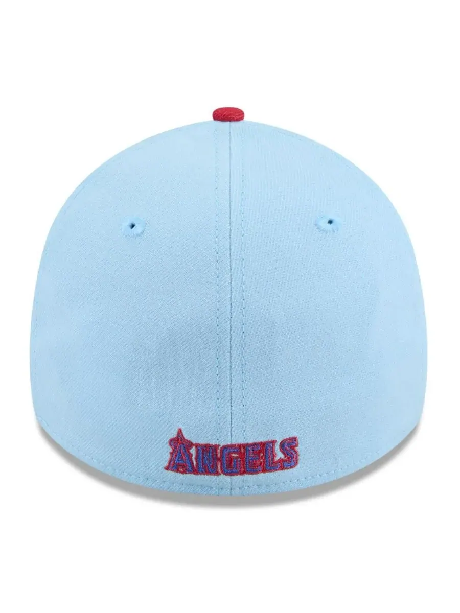 New Era Мужская светло-голубая/красная кепка Los Angeles Angels 2025 Fourth of July 39THIRTY Flex — изображение 4 из 4