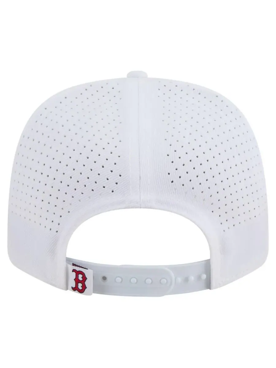 New Era Мужская белая регулируемая кепка Boston Red Sox COOLERA 9SEVENTY — изображение 2 из 4, белый