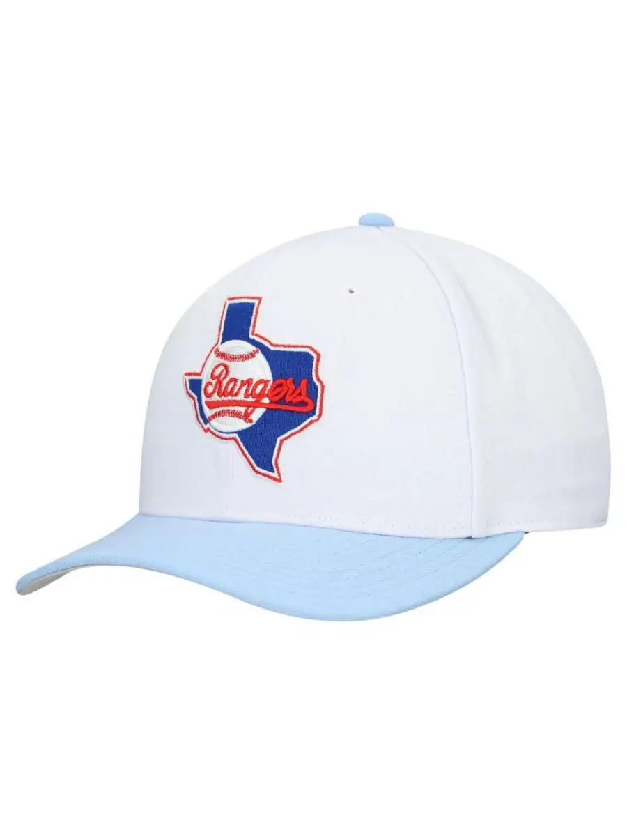 Mitchell & Ness Мужская и женская серая регулируемая бейсболка Texas Rangers Basic Coop Pro — изображение 1 из 4, серый