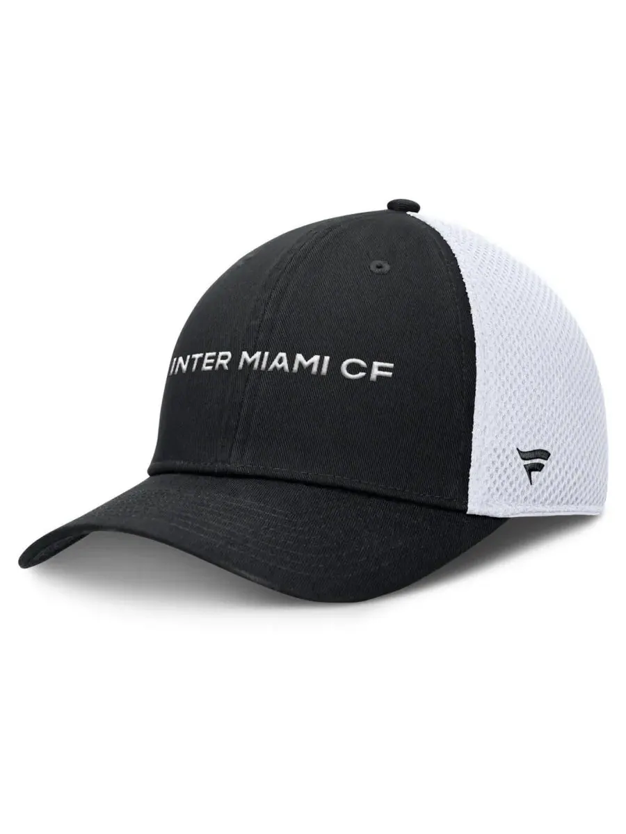 Fanatics Мужская черная кепка Inter Miami CF Rocket Flex — изображение 1 из 4, черный