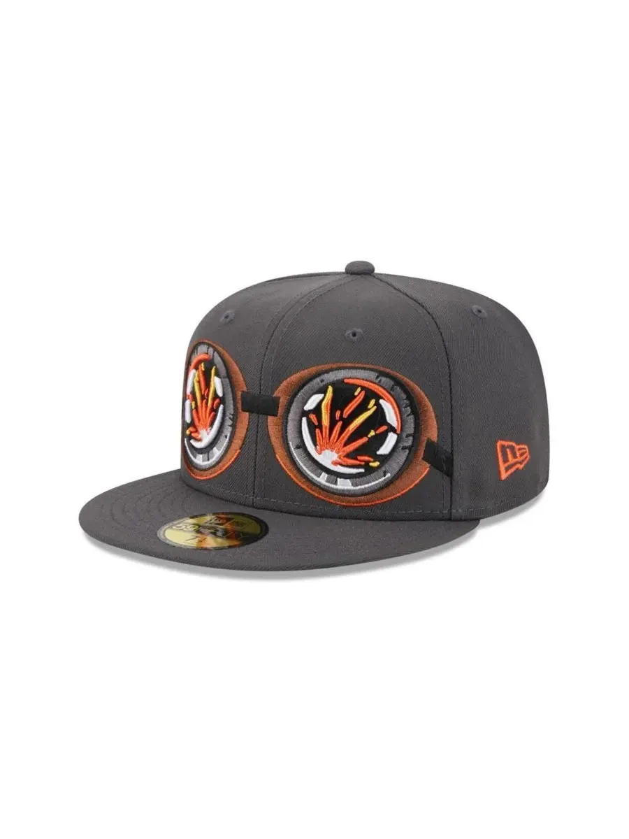 New Era Мужская серая кепка Lehigh Valley IronPigs Theme Nights 59FIFTY — изображение 1 из 4, серый