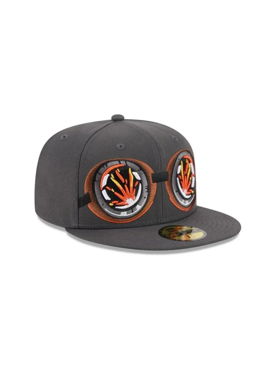New Era Мужская серая кепка Lehigh Valley IronPigs Theme Nights 59FIFTY — изображение 3 из 4, серый