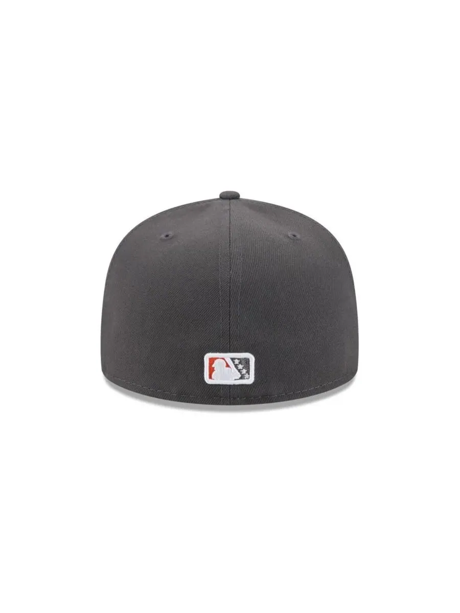 New Era Мужская серая кепка Lehigh Valley IronPigs Theme Nights 59FIFTY — изображение 4 из 4, серый