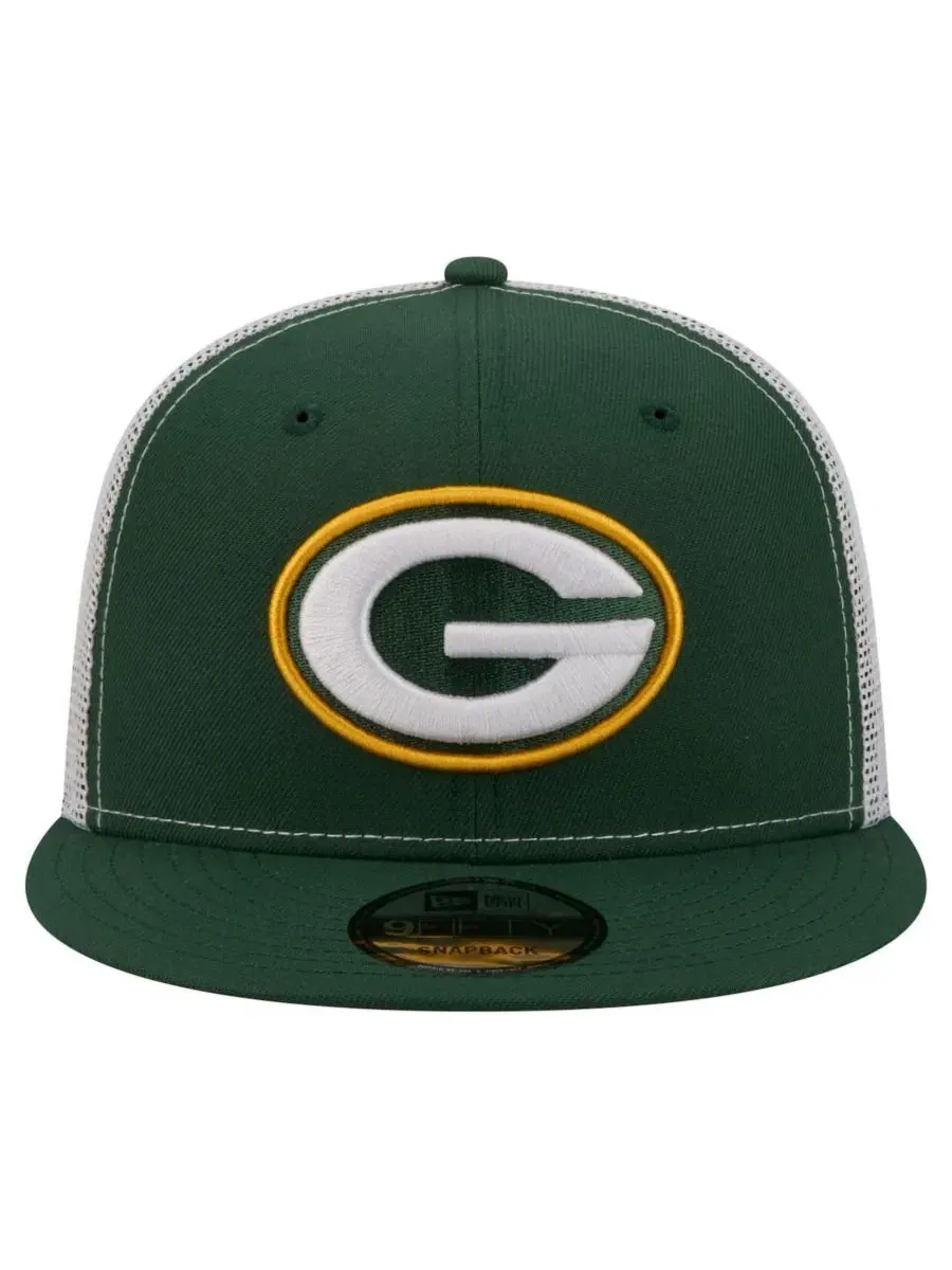 Кепка-снапбек New Era Core Team 9FIFTY с вышитым логотипом Green Bay Packers — изображение 2 из 5, зеленый