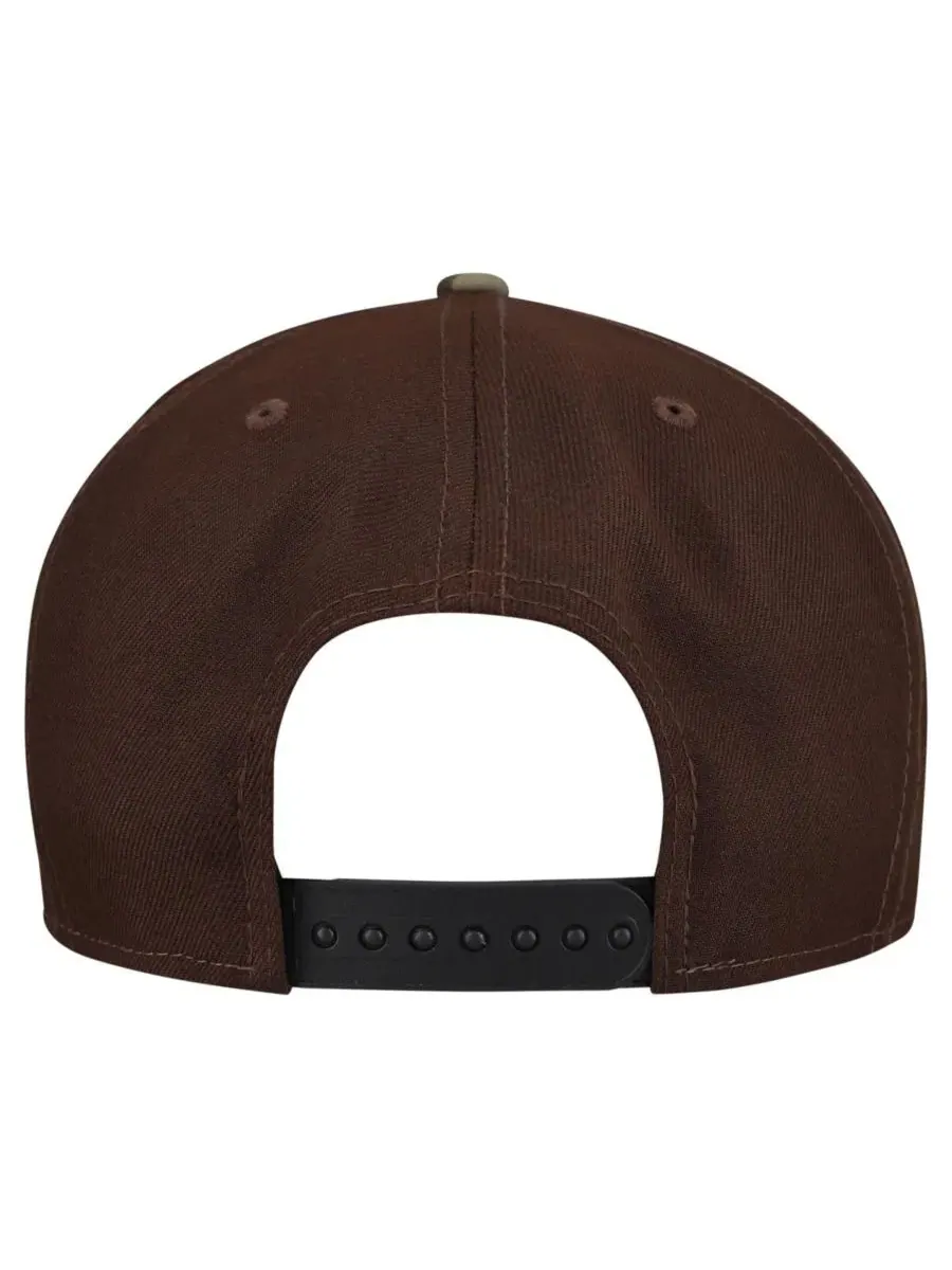 Кепка-снапбек с принтом Burnt Wood Camo New Era — изображение 2 из 5, коричневый