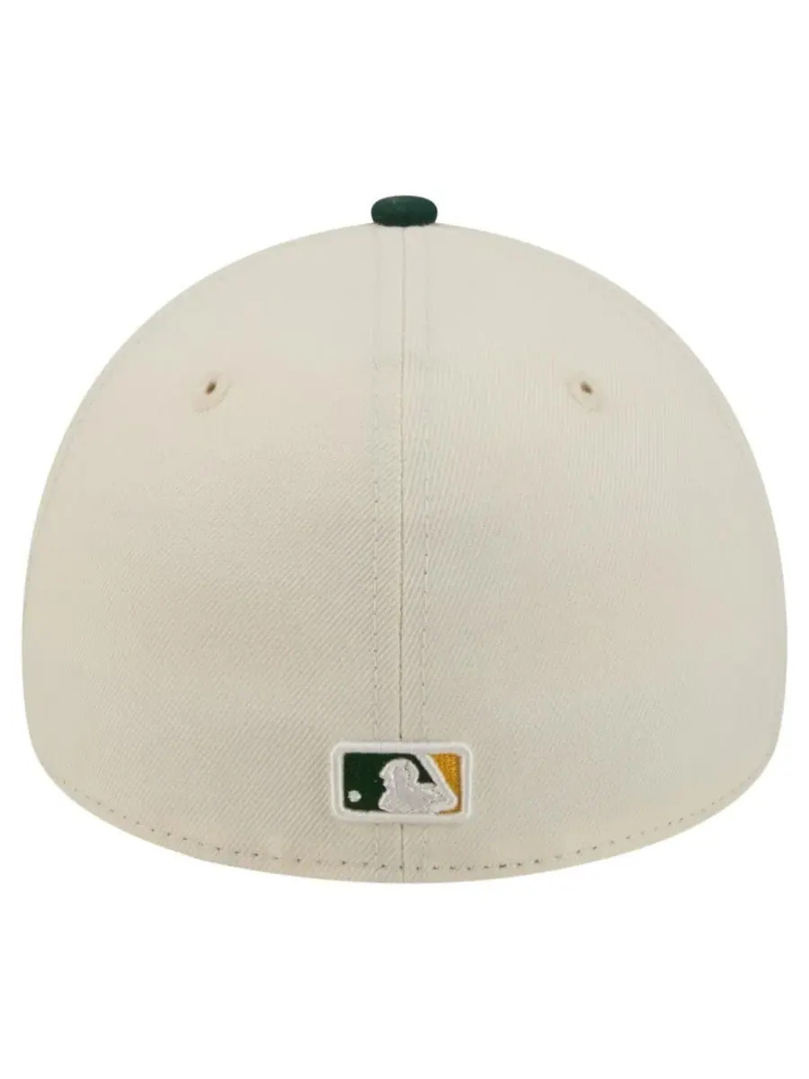 Бейсболка New Era Athletics Chrome A-Frame 59FORTY — изображение 2 из 5, зеленый